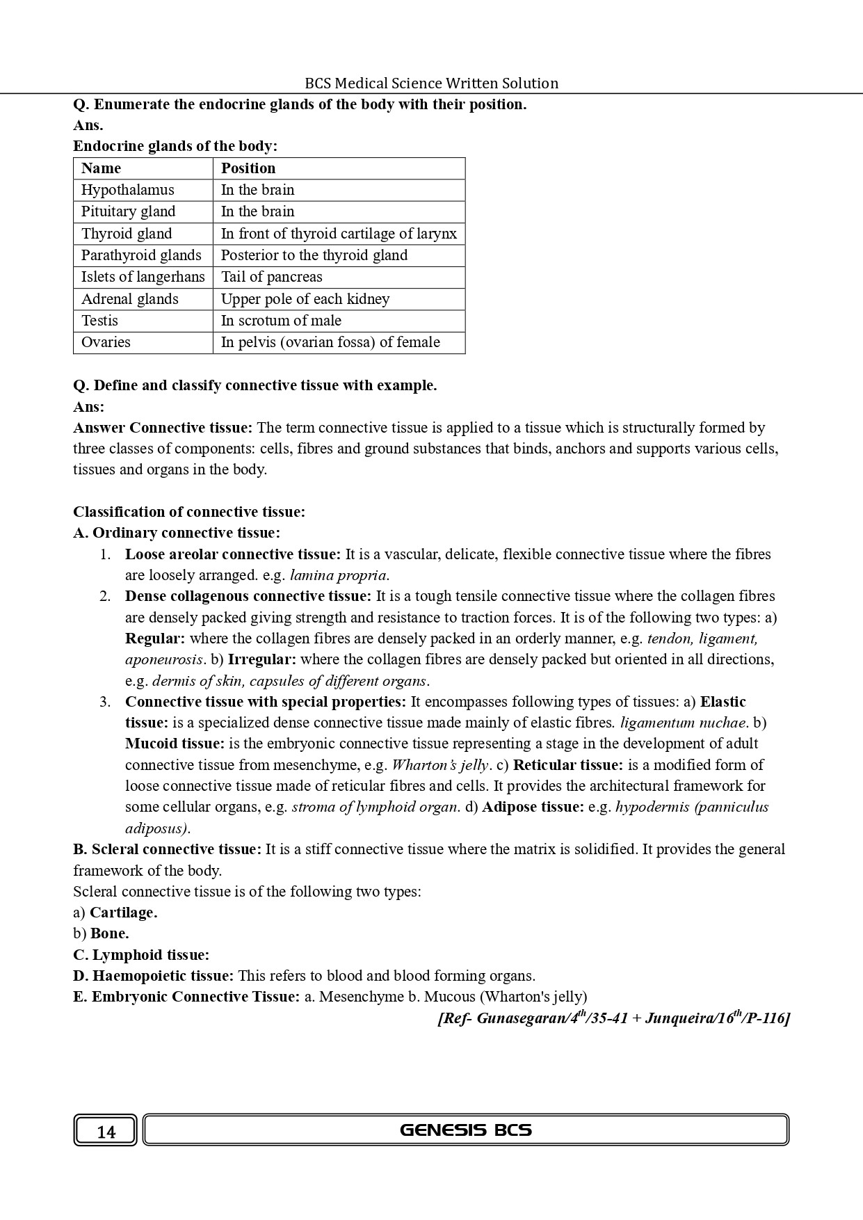BCS Medical Science Written Solution (Premium Edition) information image