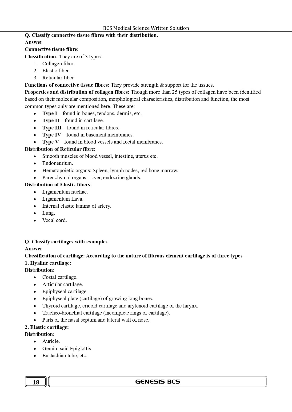 BCS Medical Science Written Solution (Premium Edition) information image