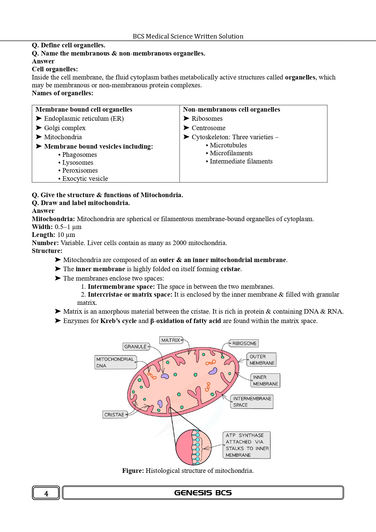 BCS Medical Science Written Solution (Premium Edition) information image