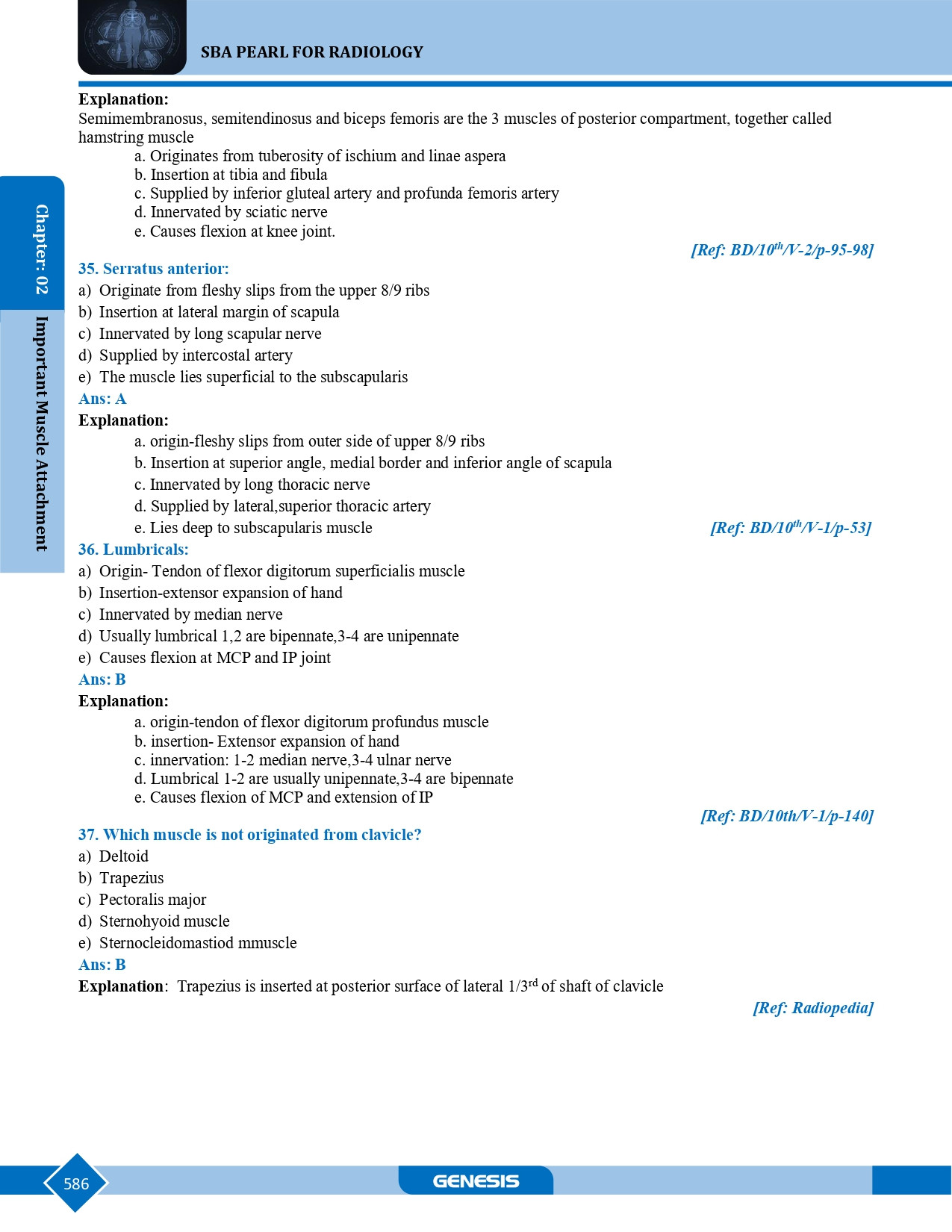 SBA Pearl for Radiology and Imaging 3rd Edition Vol(I-II) information image