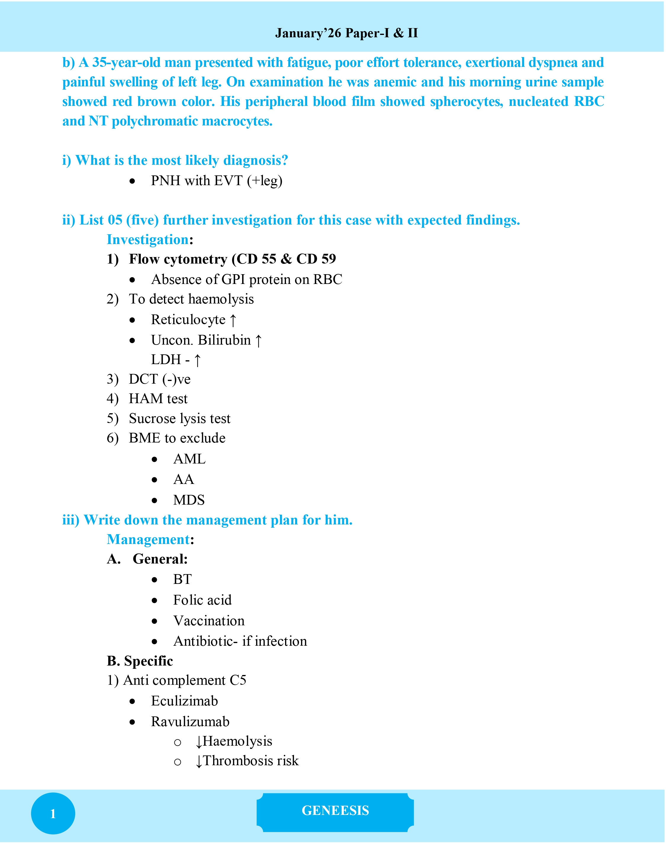 Medicine Care Fcps Part-II Written Solve information image