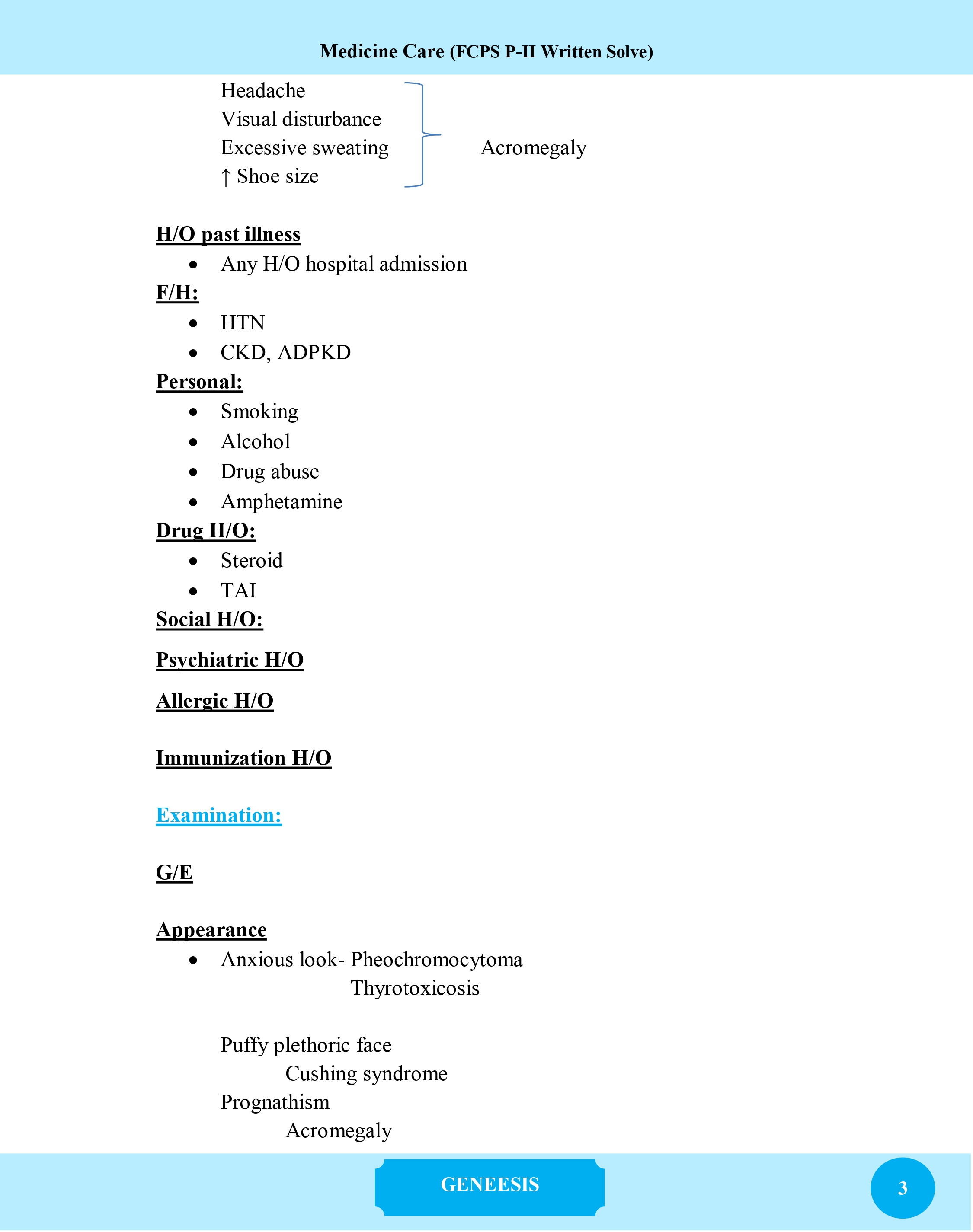 Medicine Care Fcps Part-II Written Solve information image