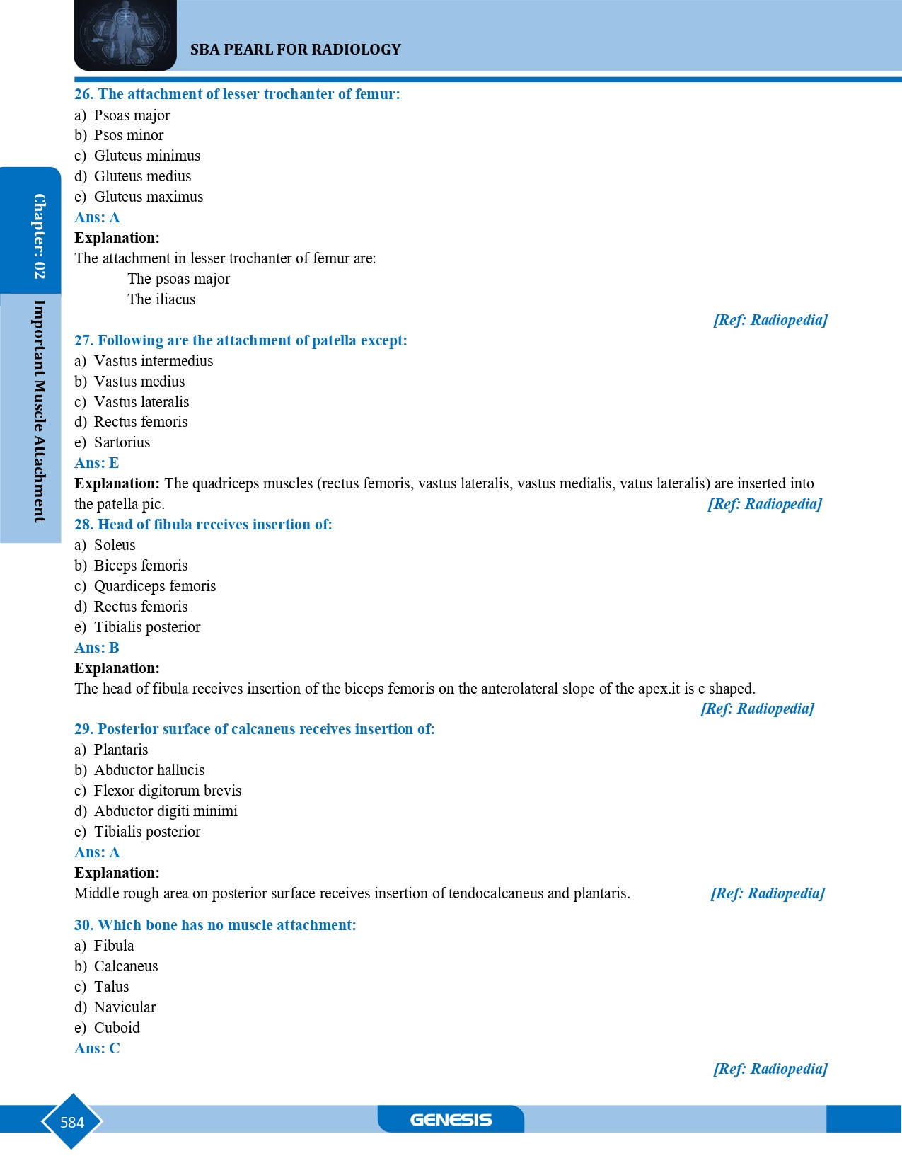 SBA Pearl for Radiology and Imaging 3rd Edition Vol(I-II) information image