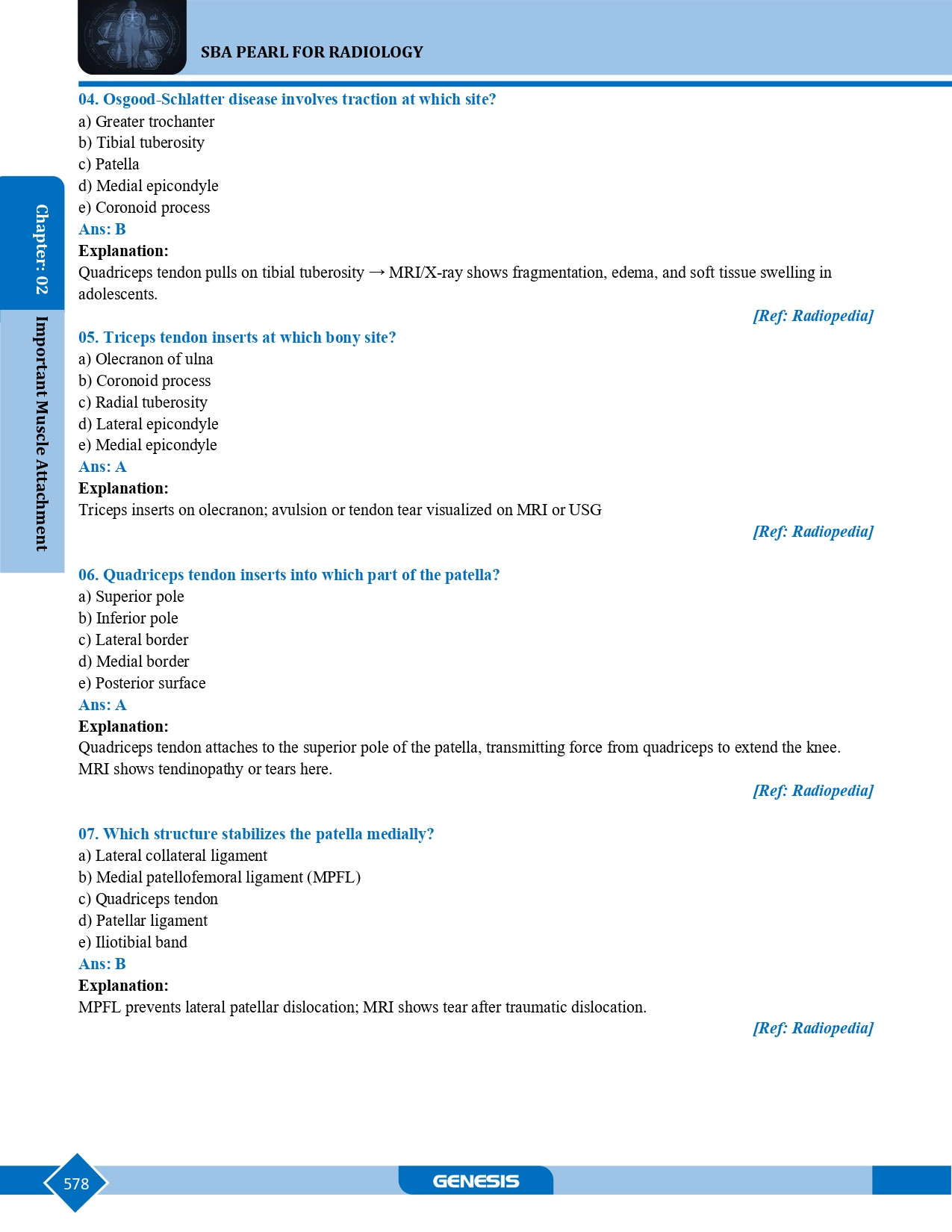 SBA Pearl for Radiology and Imaging 3rd Edition Vol(I-II) information image