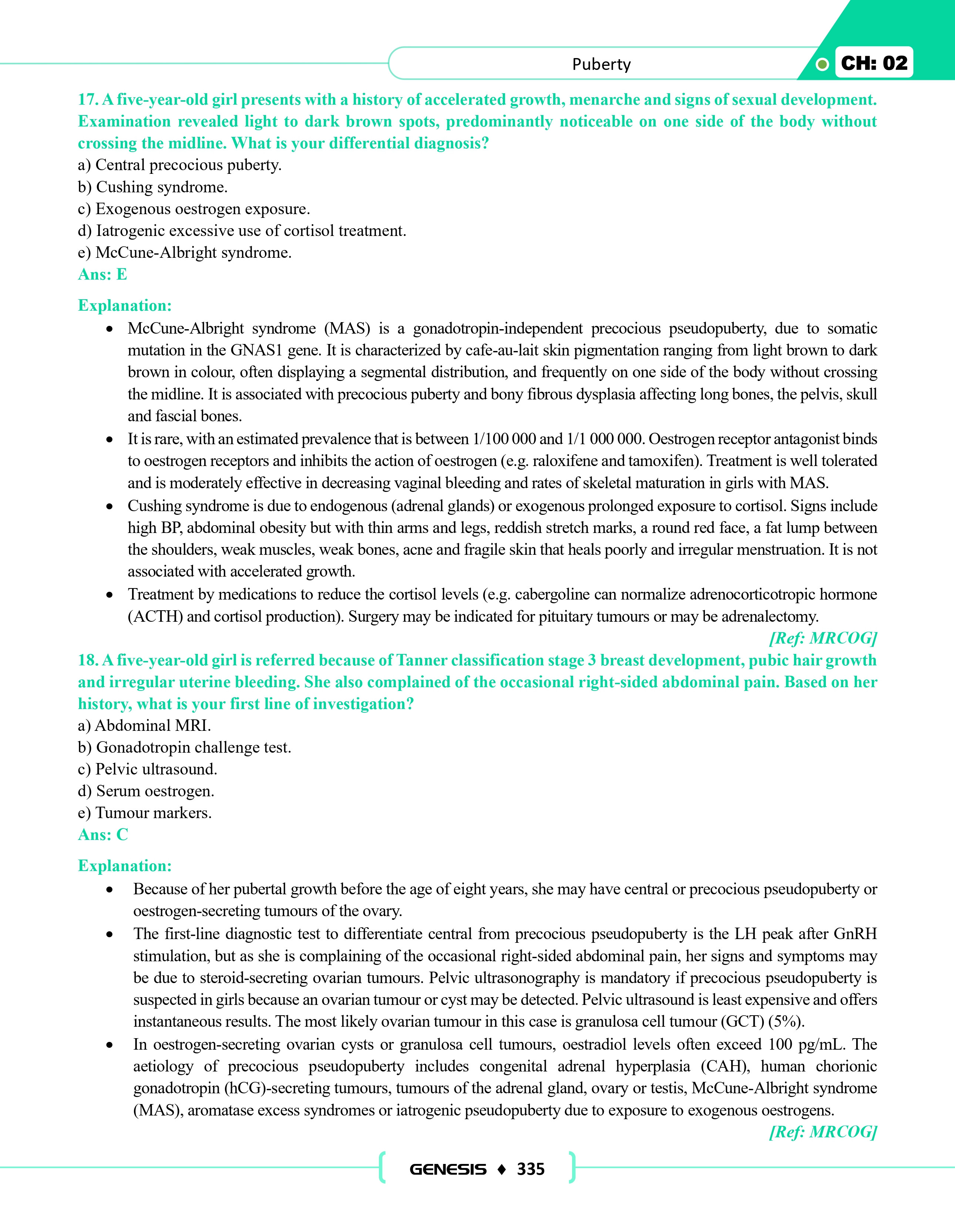 GENESIS SBA GOLD for Midterm (Obstetrics & Gynaecology) information image